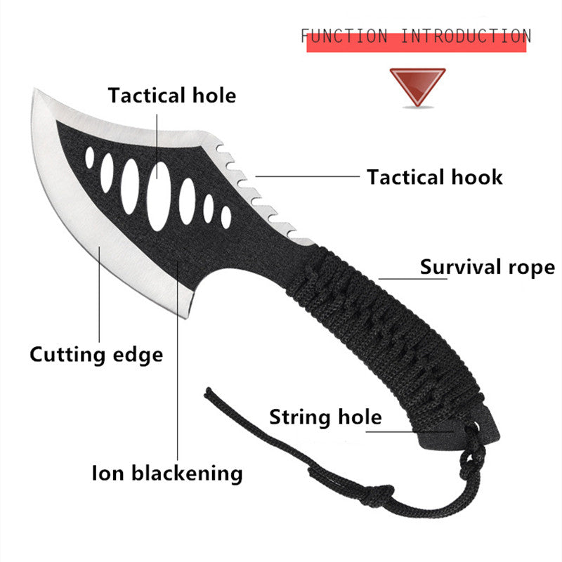 Camping Bone Machete Camping Survival Axe Knife Rescue Axe Tomahawk Outdoor Tools Hunting Hammered