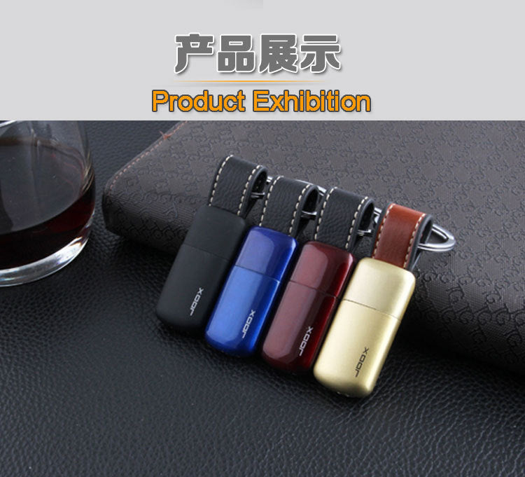 Mini Candle Cigarette Lighter Butane Gas Refillable Keychain Ring Refill Survival Encendedores Creativos Gadgets For Men