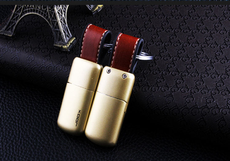 Mini Candle Cigarette Lighter Butane Gas Refillable Keychain Ring Refill Survival Encendedores Creativos Gadgets For Men