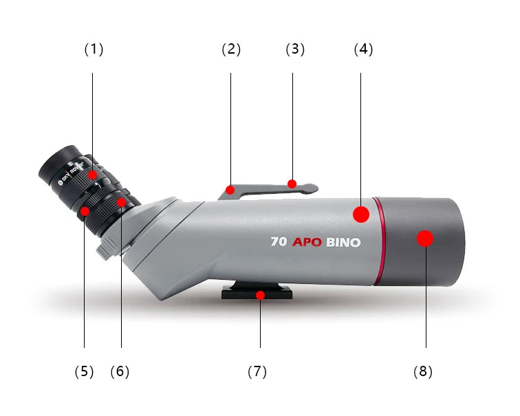 SKY ROVER 70 APO BINO 45 Degree Giant Binoculars Astronomical Telescope