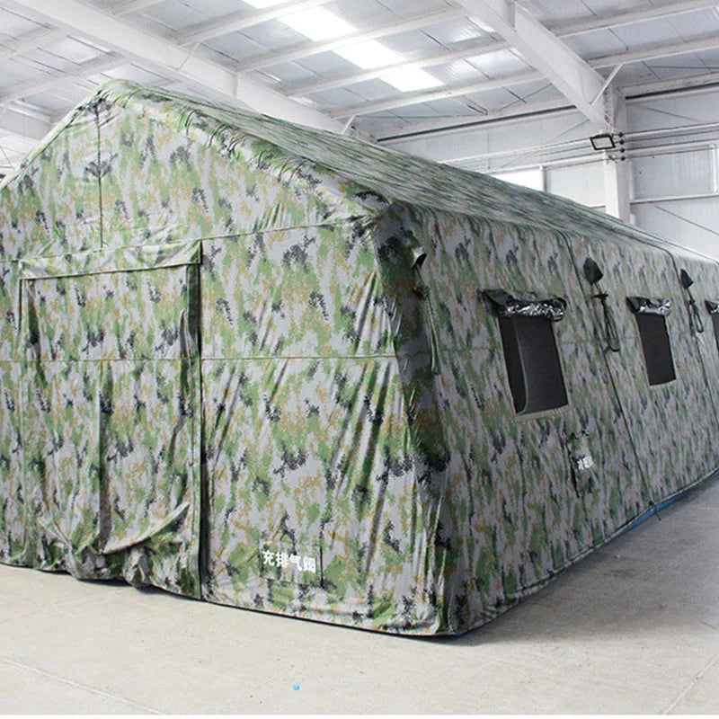 Custom large inflatable camo tents for camping