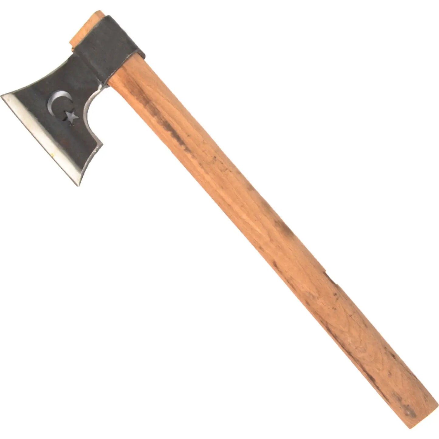 Moon Star Wooden Handle Axe 45 cm / 17.7 inc 620 gr / 21.8 ounces Camping Survival Tactical Hunting