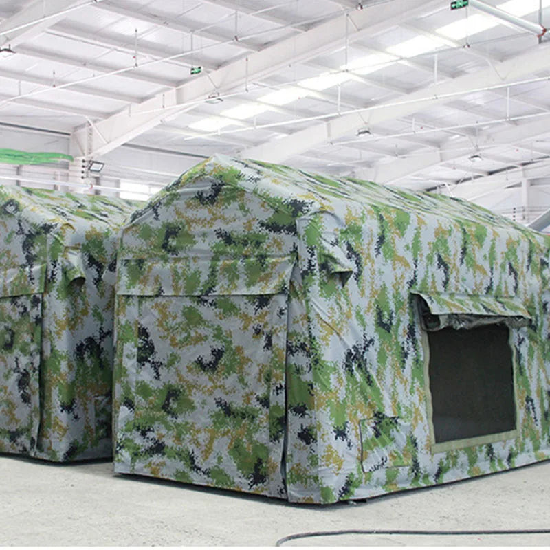 Custom large inflatable camo tents for camping