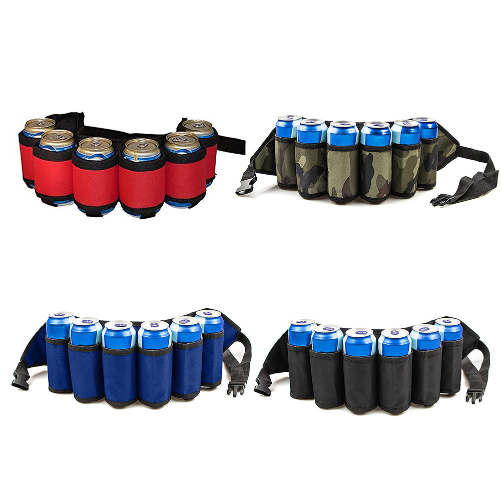 Climbing Camping Hiking Holster Portable Bottle Waist Beer Belt Bag Wine Bottles Beverage Can Holder Hanging Organizer drop ship