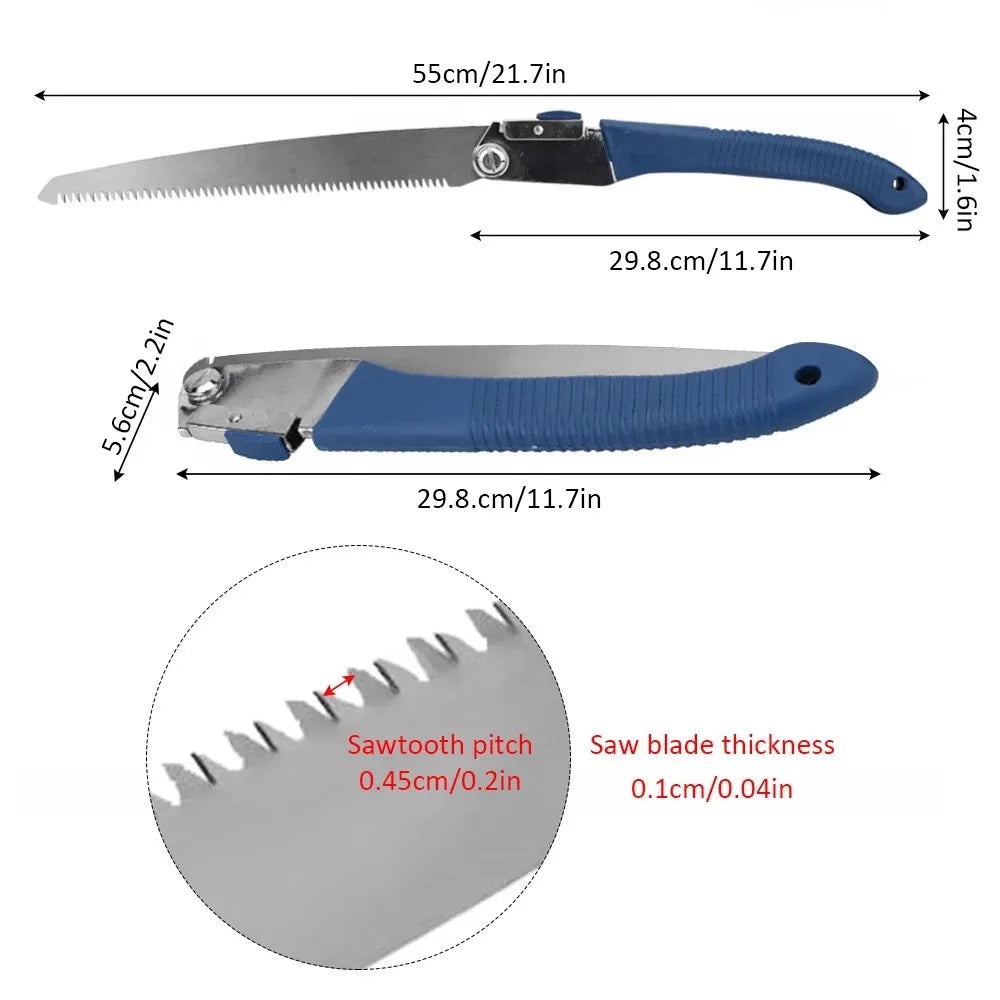 550mm Folding Saw SK5 Hand Saws For Outdoor Camping Garden Pruning Hacksaw Woodworking Wood Cutting Tools