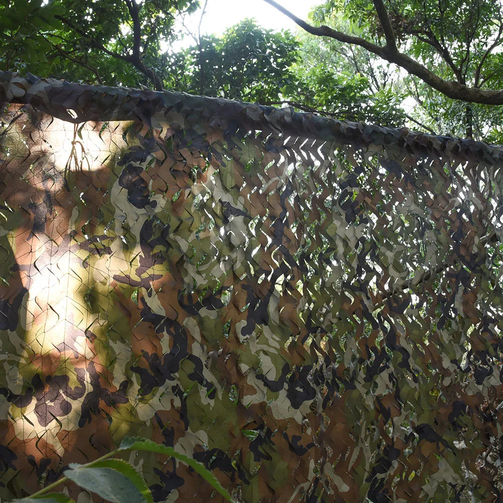 Camouflage Net Hunting Blinds Great For Sunshade Camping Shooting Camo Netting Outdoor Shelter Car Awning Camping Tarp Picnic