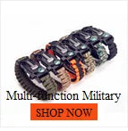 Emergency Paracord 550 4mm Led Lights Camping Rope Parachute Cord Bracelet Survival Multifunction outdoor tools Camping survival