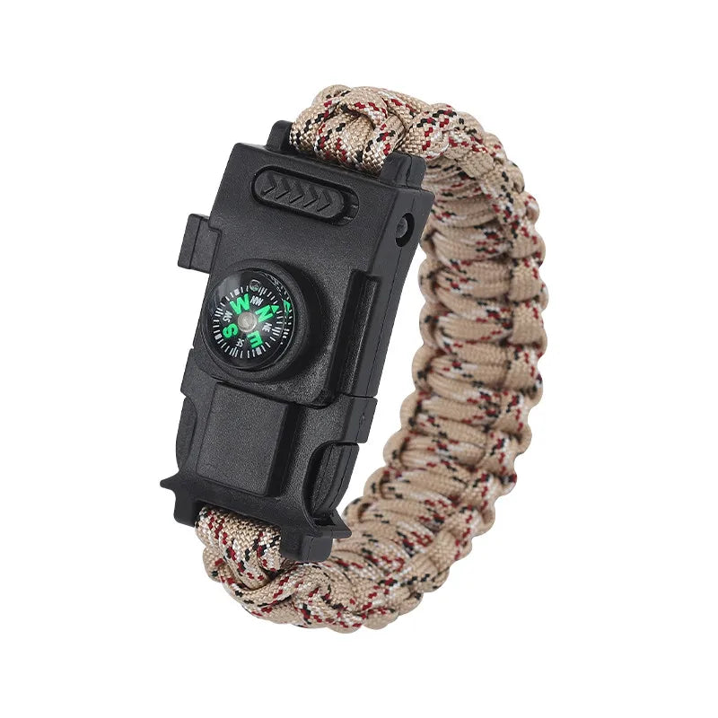 Emergency Paracord 550 4mm Led Lights Camping Rope Parachute Cord Bracelet Survival Multifunction outdoor tools Camping survival