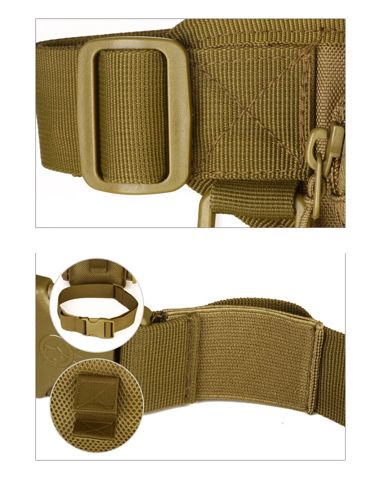 Waterproof Nylon Tactical Drop Leg Bag Molle System Hunting Tool Waist Pack Belt Thigh Pouch Men Women Military Equipment