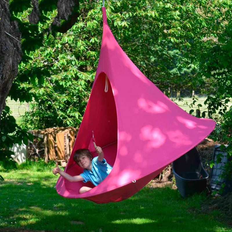 OTAUTAU Outdoor Hammock Tent Bed Hanging Swing Teepee Tree Hamaca Garden Camping Children Bedroom Room Gym Fitness Beds DC001