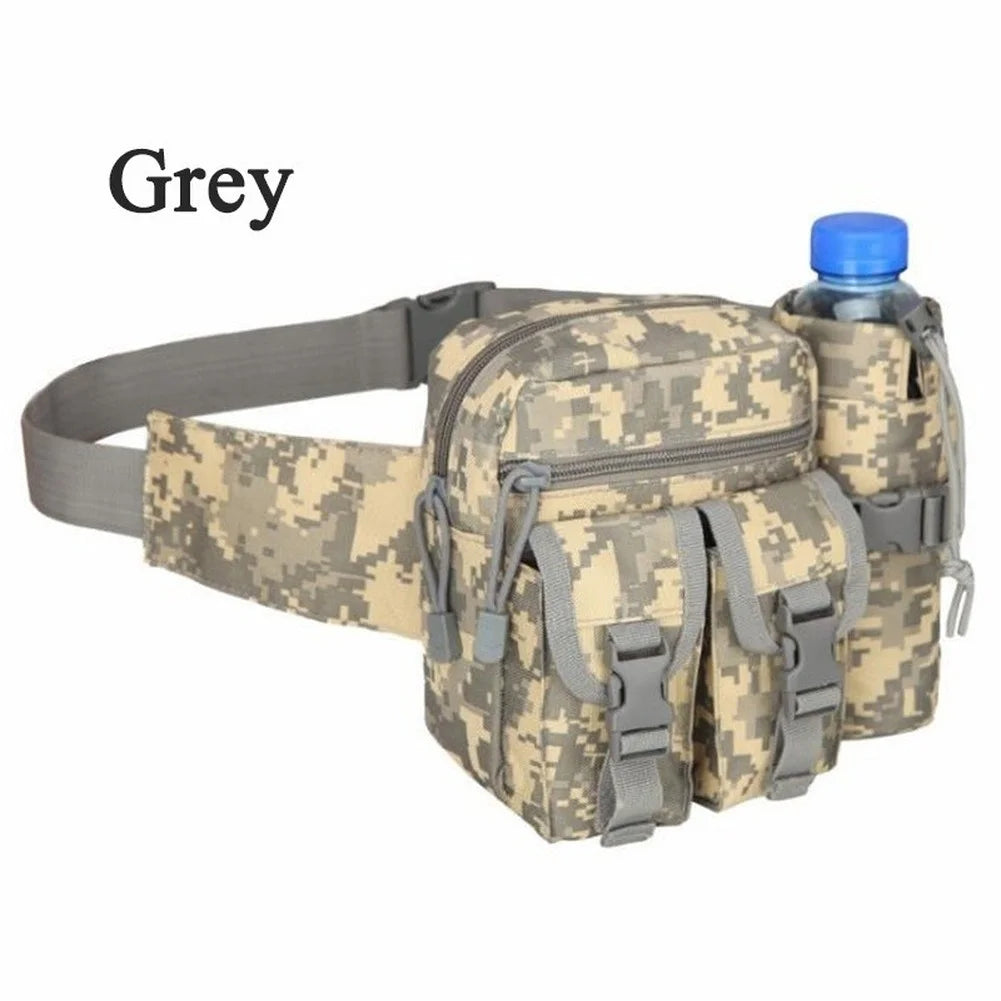 Men's Tactical Casual Fanny Waterproof Pouch Waist Bag Packs Outdoor Military Bag Hunting Bags Tactical Wallet Waist Packs