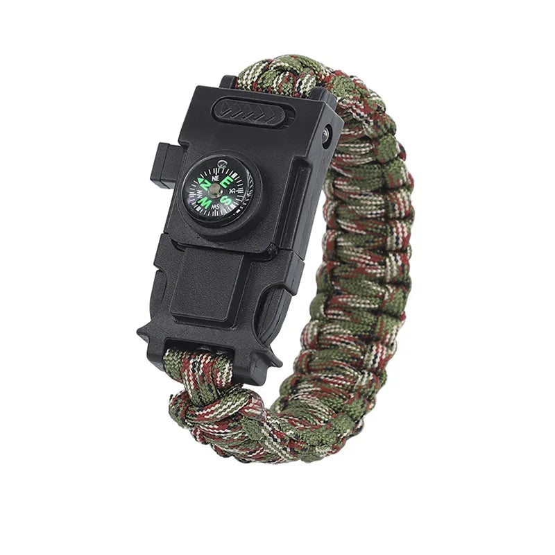 Emergency Paracord 550 4mm Led Lights Camping Rope Parachute Cord Bracelet Survival Multifunction outdoor tools Camping survival