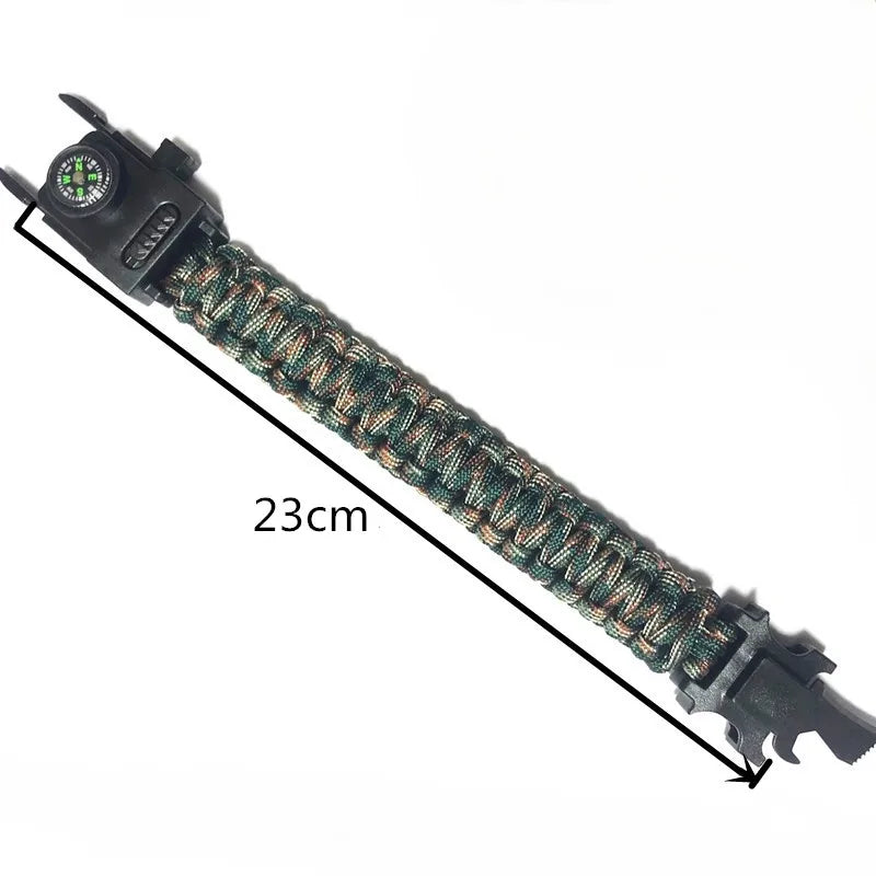 Emergency Paracord 550 4mm Led Lights Camping Rope Parachute Cord Bracelet Survival Multifunction outdoor tools Camping survival