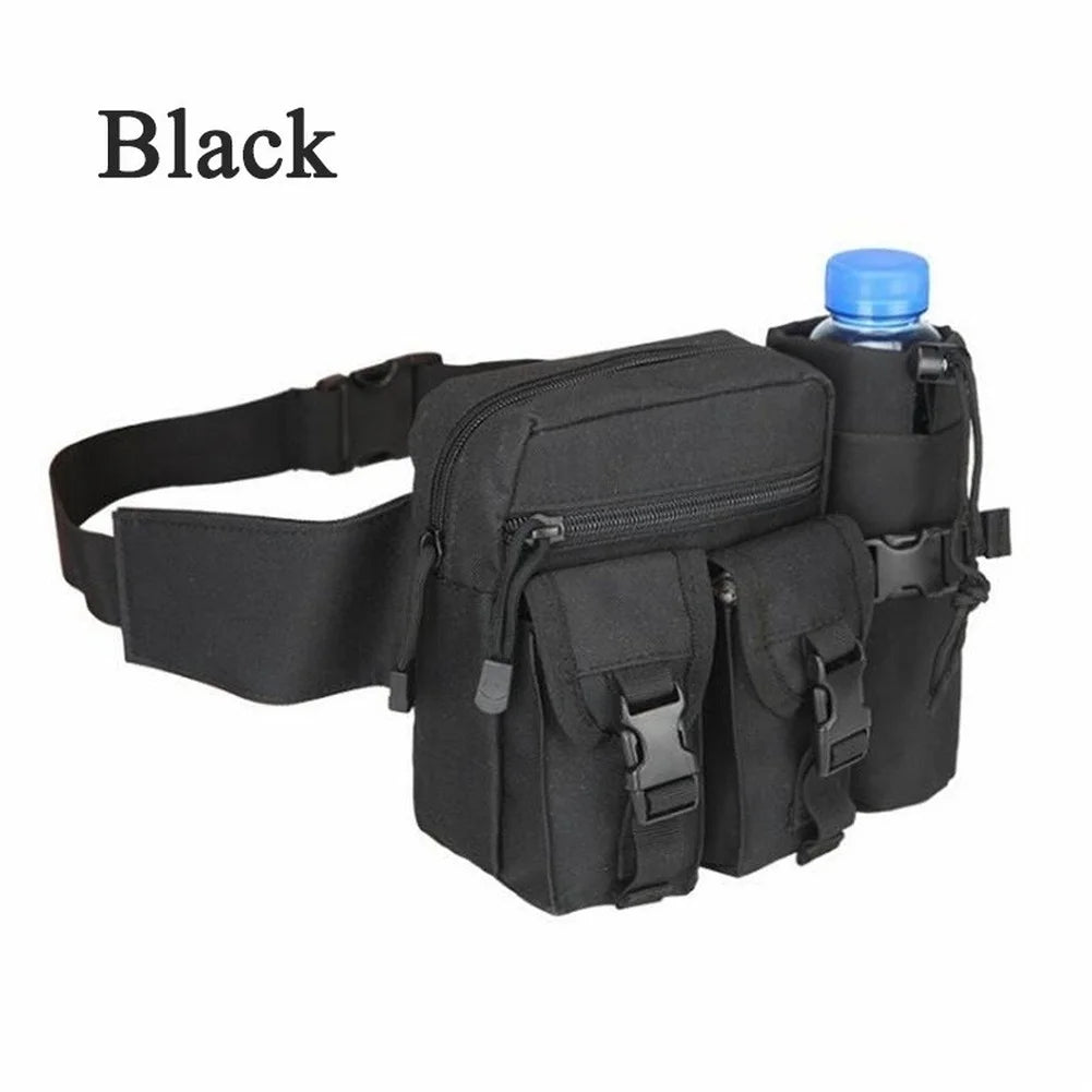 Men's Tactical Casual Fanny Waterproof Pouch Waist Bag Packs Outdoor Military Bag Hunting Bags Tactical Wallet Waist Packs