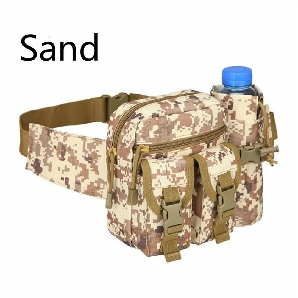 Men's Tactical Casual Fanny Waterproof Pouch Waist Bag Packs Outdoor Military Bag Hunting Bags Tactical Wallet Waist Packs