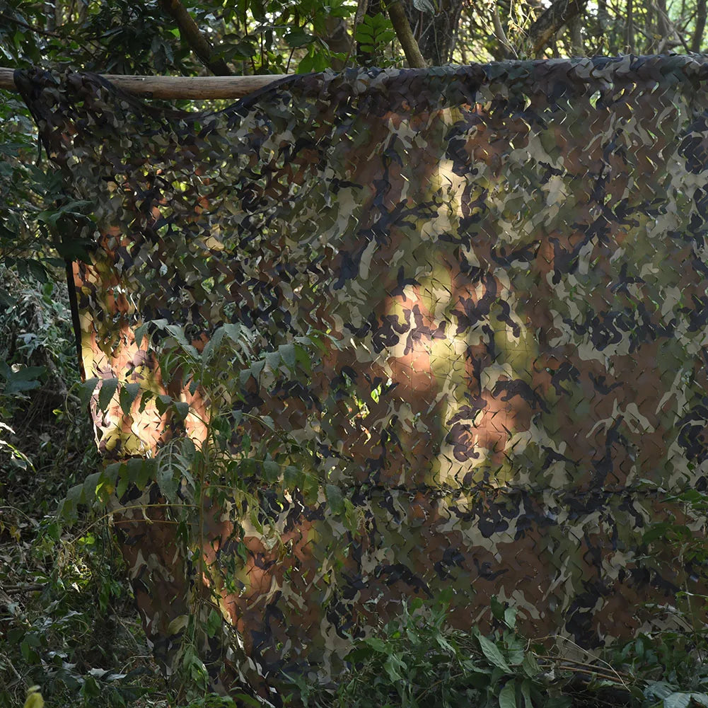 Camouflage Net Hunting Blinds Great For Sunshade Camping Shooting Camo Netting Outdoor Shelter Car Awning Camping Tarp Picnic