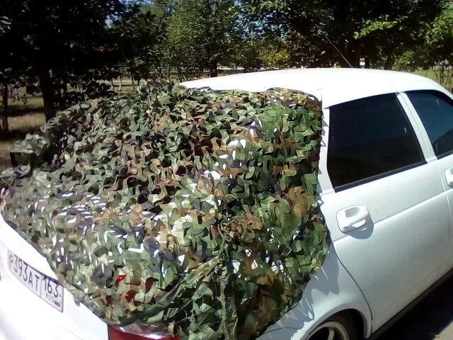 Camouflage Net Hunting Blinds Great For Sunshade Camping Shooting Camo Netting Outdoor Shelter Car Awning Camping Tarp Picnic