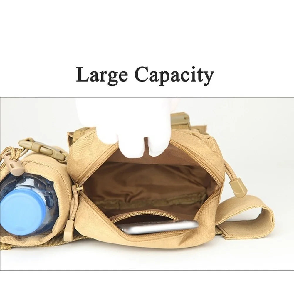 Men's Tactical Casual Fanny Waterproof Pouch Waist Bag Packs Outdoor Military Bag Hunting Bags Tactical Wallet Waist Packs