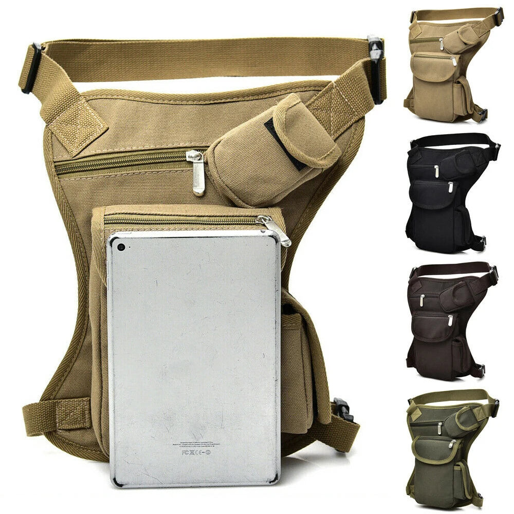 New Unisex Outdoor Tactical Drop Leg Bag Man Women Portable Large Capacity Thigh Pouch Waist Bag For The Belt