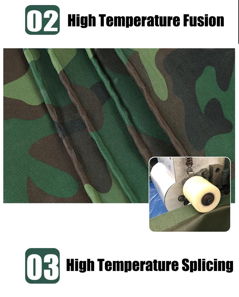 Custom Size Wear-resisting Truck Car Canvas Camouflage Rainproof Tarp Shade Awning For Balcony