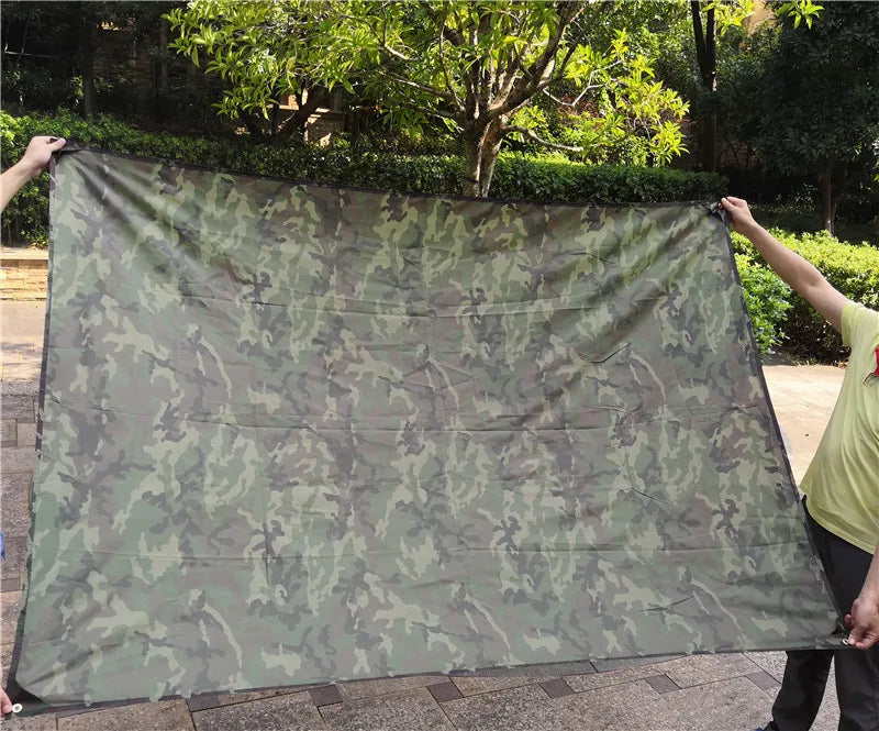 Many Size Ultralight Hunting Camouflage Shelter Waterproof Tarp Awning Tent Sunshade Net Also Use for Camping Mat