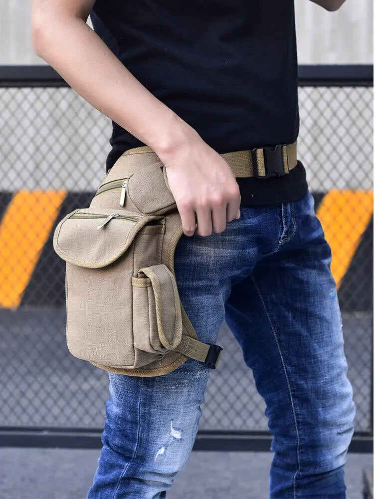 New Unisex Outdoor Tactical Drop Leg Bag Man Women Portable Large Capacity Thigh Pouch Waist Bag For The Belt