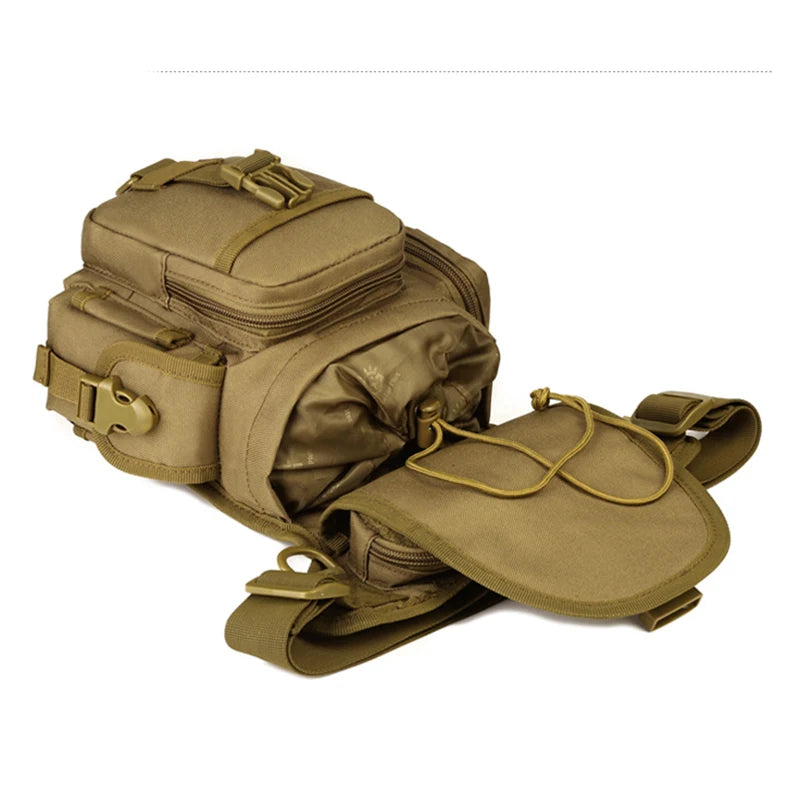 Waterproof Nylon Tactical Drop Leg Bag Molle System Hunting Tool Waist Pack Belt Thigh Pouch Men Women Military Equipment