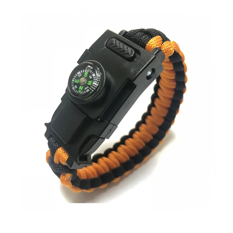 Emergency Paracord 550 4mm Led Lights Camping Rope Parachute Cord Bracelet Survival Multifunction outdoor tools Camping survival