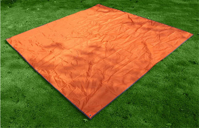 Tent Tarp 215 X 215cm Camping Mat Large Waterproof Oxford Cloth  Material Camping Picnic Beach Moisture-Proof Mat sunshade