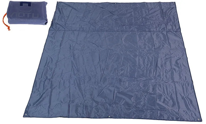 Tent Tarp 215 X 215cm Camping Mat Large Waterproof Oxford Cloth  Material Camping Picnic Beach Moisture-Proof Mat sunshade