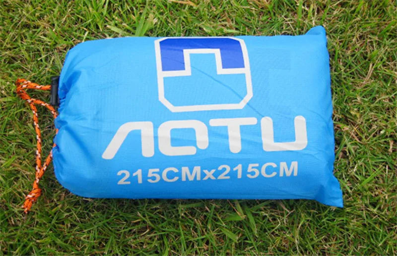 Tent Tarp 215 X 215cm Camping Mat Large Waterproof Oxford Cloth  Material Camping Picnic Beach Moisture-Proof Mat sunshade