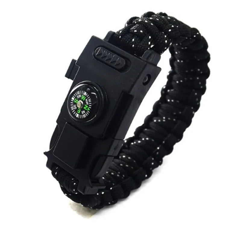 Emergency Paracord 550 4mm Led Lights Camping Rope Parachute Cord Bracelet Survival Multifunction outdoor tools Camping survival