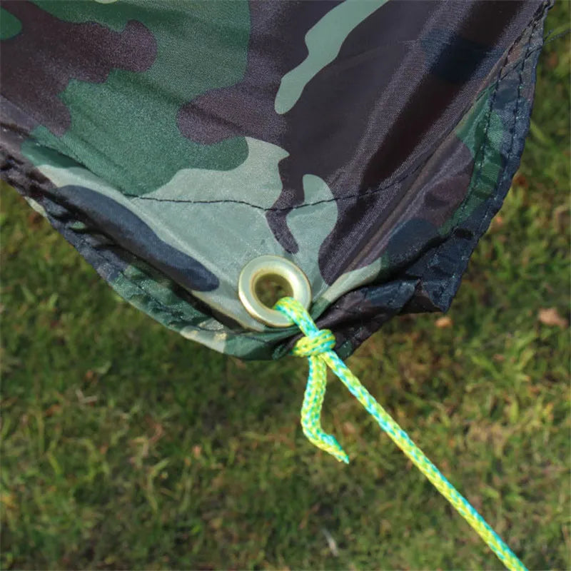 Many Size Ultralight Hunting Camouflage Shelter Waterproof Tarp Awning Tent Sunshade Net Also Use for Camping Mat