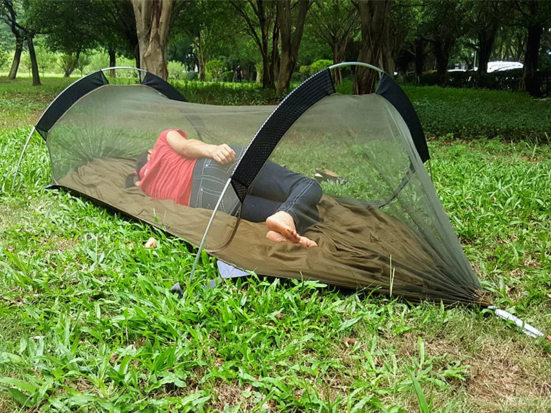 Multi-functional insect net waterproof windproof ultralight parachute hammock aerial tent Portable Outdoor Camping 270x140cm