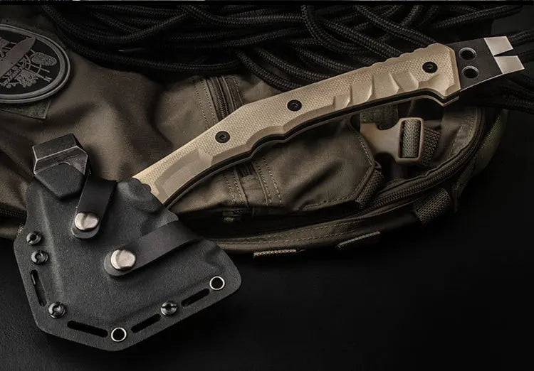 HX OUTDOORS Mercenarys Full Tang Camping Survival Touris Axe Hatchet Tactical  Multifunctional Hunting Tools Tomahawk Hammer