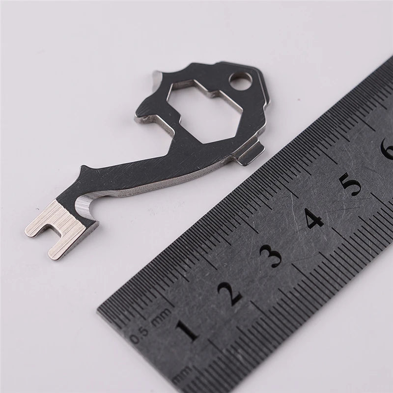 20 In 1 EDC Multi Tool Pocket Outdoor Camping Survival Kit Wrench Opener Portable Tools Screwdriver Keychain Key Hanging