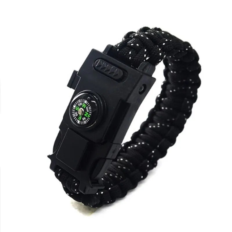 Emergency Paracord 550 4mm Led Lights Camping Rope Parachute Cord Bracelet Survival Multifunction outdoor tools Camping survival