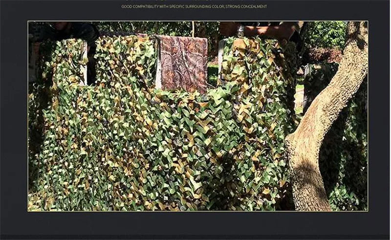 large Camouflage Net Camo Hunting Garden Enclosure Nets Car Mesh Canopy Sun Shelter Tent Tarp Camping Awning Fishing