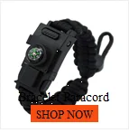 Emergency Paracord 550 4mm Led Lights Camping Rope Parachute Cord Bracelet Survival Multifunction outdoor tools Camping survival