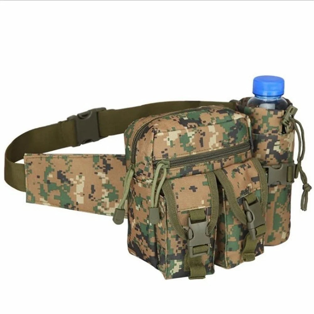 Men's Tactical Casual Fanny Waterproof Pouch Waist Bag Packs Outdoor Military Bag Hunting Bags Tactical Wallet Waist Packs