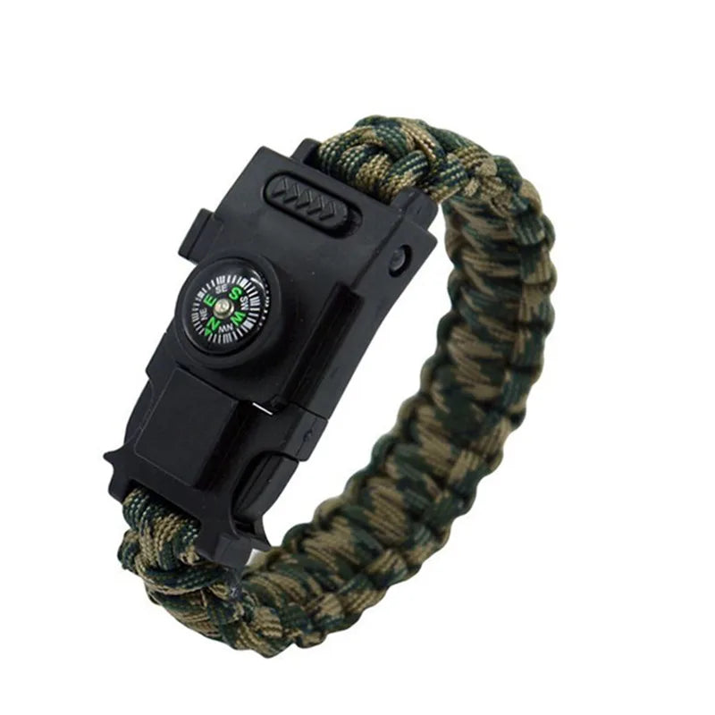 Emergency Paracord 550 4mm Led Lights Camping Rope Parachute Cord Bracelet Survival Multifunction outdoor tools Camping survival