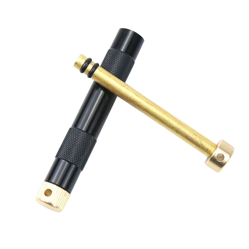 Outdoor Camping Emergency Piston Fire Starter Tube Flame Maker Fire Starter Tube Air Compression Torch Survival Tool