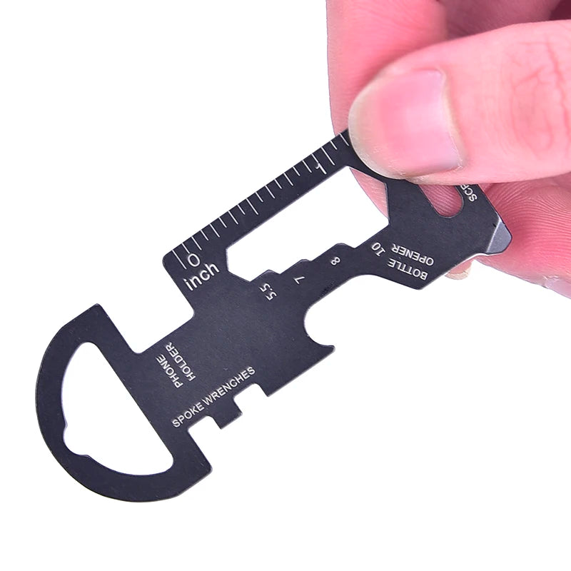 Multitools EDC Stainless Steel Keychain Outdoor Survival Gear Gadget Bottle Opener Multi Pocket Tool Pendant Keyring