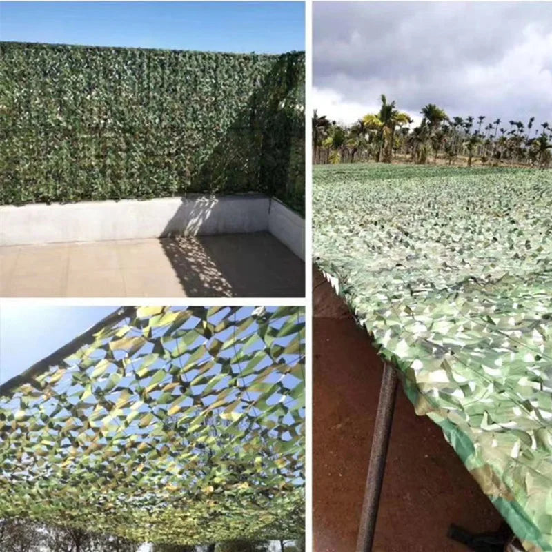 5*6m/1.5*3m Military Camouflage Net Camo Net Ultralight Car Camping Garden Tent Tarp Awning Sun Shelter Filet Camouflage Mesh