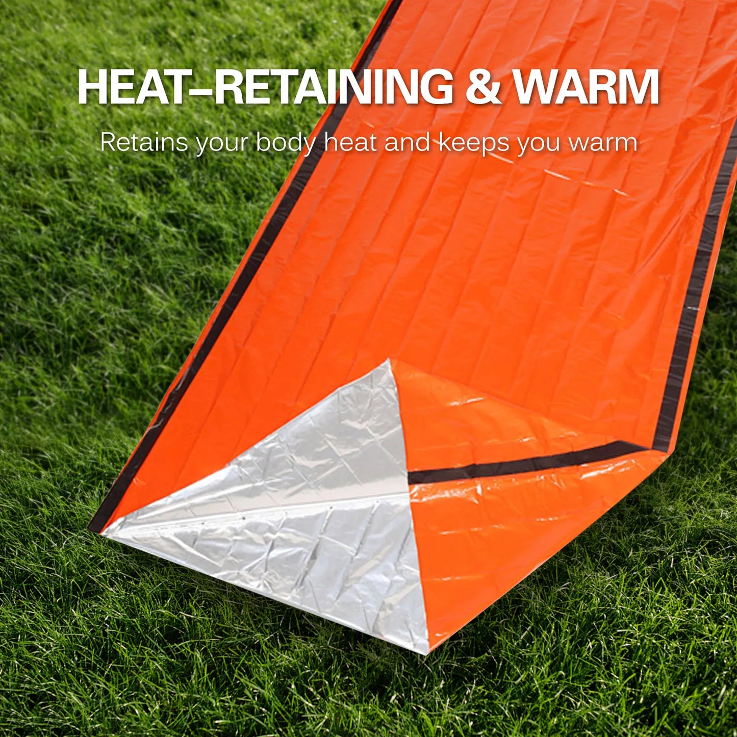 Outdoor Waterproof Emergency Survival Tent Shelter with Sleeping Bag for Camping Hiking Adventure Emergency Survival Tent