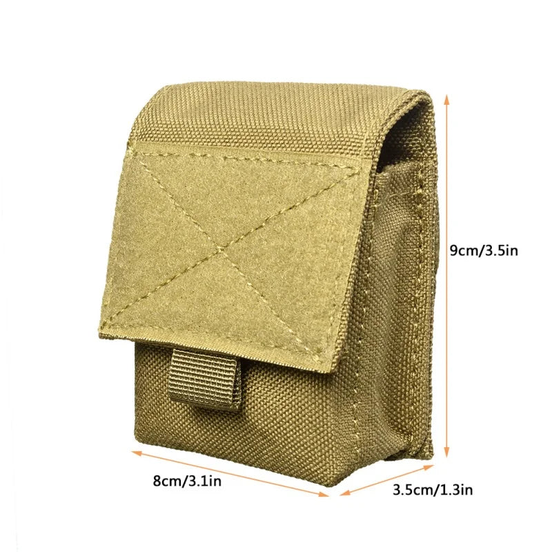 Mini Molle EDC Pouch Belt Waist Pack Bag Utility Outdoor Sport Camping Hiking Hunting Accessories Ammo Mag Holder Bags