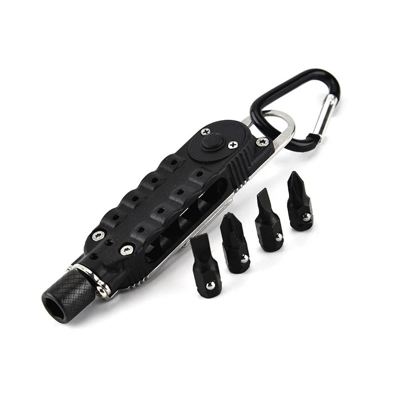 Mini Portable Multifunctional Screwdriver  Stainless Steel Pocket Keychain Tools Outdoor Camping travel EDC Survival Equipment