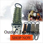 Emergency Paracord 550 4mm Led Lights Camping Rope Parachute Cord Bracelet Survival Multifunction outdoor tools Camping survival