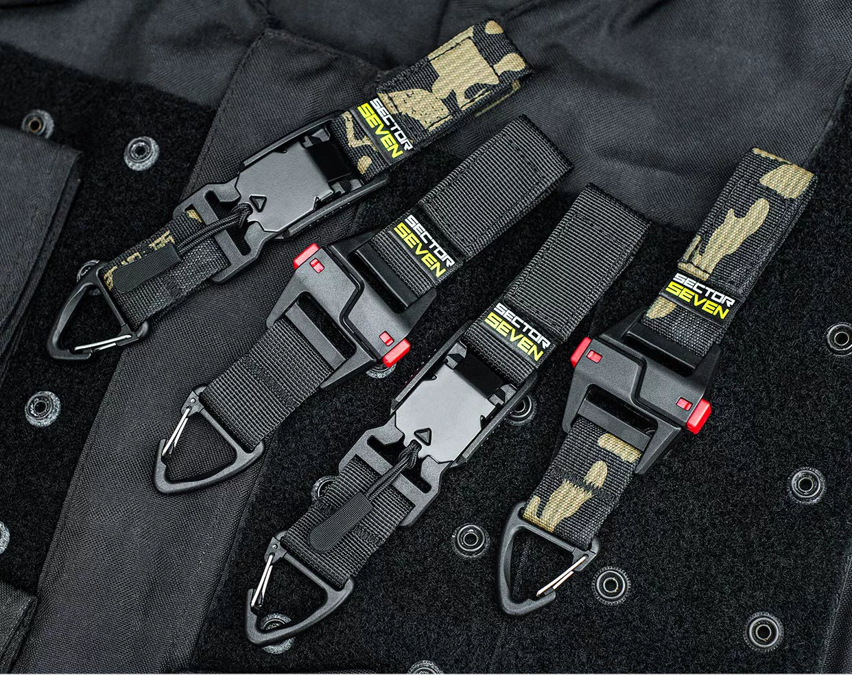 Tactical Multipurpose Triangle Quick Detachment Buckle Belt Quick Hanging Single Hook Survival Keychain EDC