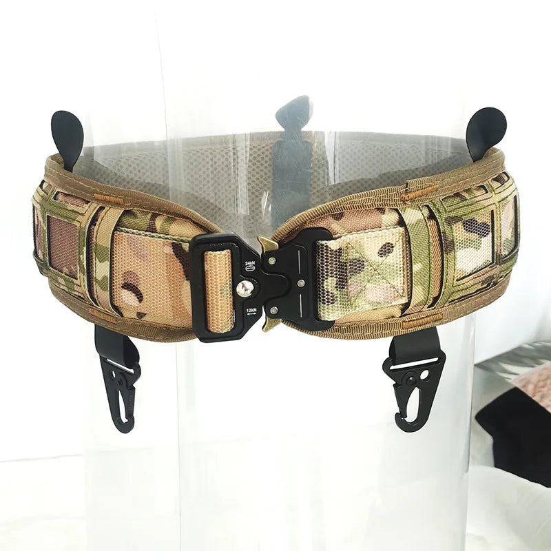 Outdoor Hunting Tactical Belt Multi-Function Men's Belt  Nylon Belt High Quality Outdoors Sport Canvas Belt